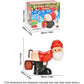 Electric Santa Claus Bubbles Machine Blowing Bubbles Music Light Entertainment Toy Prank Funny Ornament Christmas Gifts