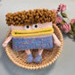 Hand-Crocheted Big Mouth Wool Tissue Box Cover