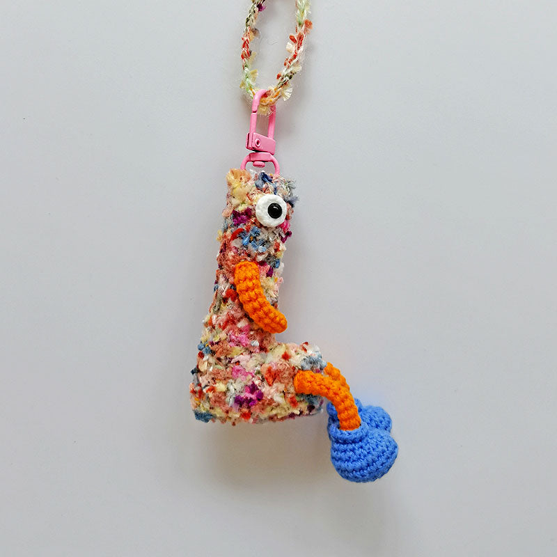 Creative DIY Handmade Crochet Letter Pendants - Perfect Gift for Loved Ones