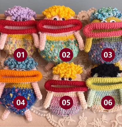 Hand-Crocheted Headphone Case in Soft Yarn