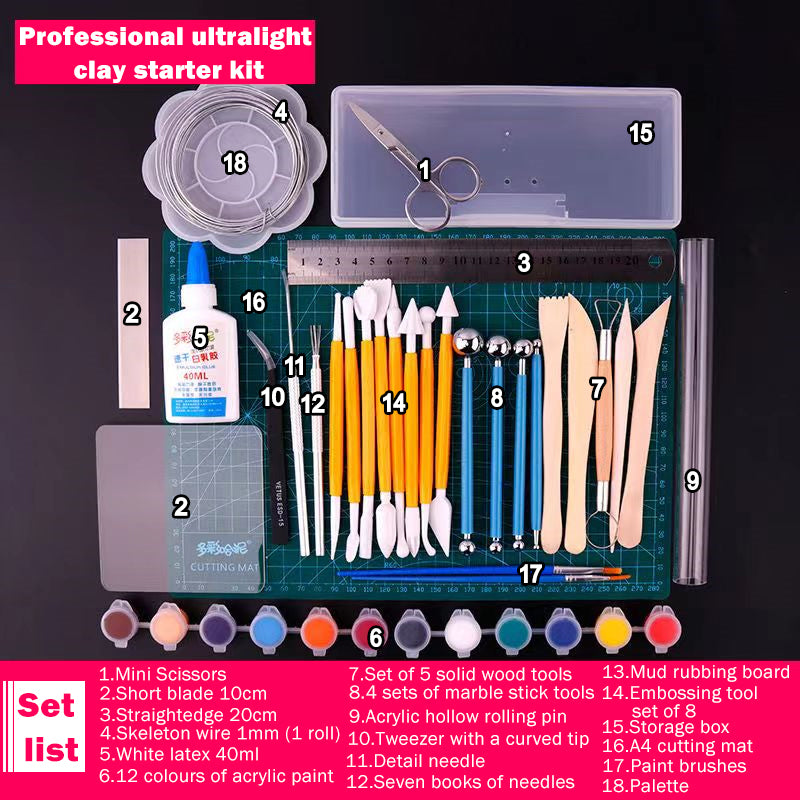 Professional Ultralight Clay Starter Kit
