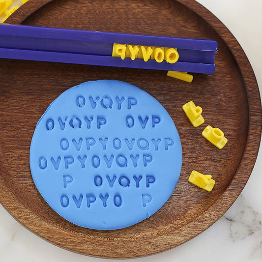 Clay Alphabet Number Letter DIY Mold